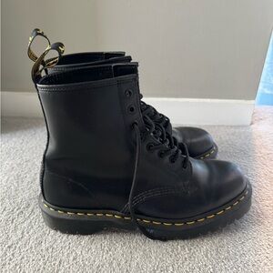 Dr. Martens Black Leather Boots never worn